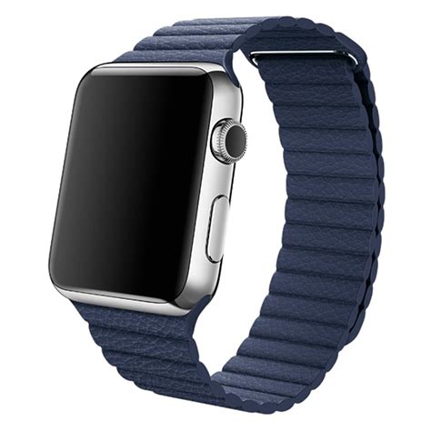 leather watchband for apple watch|apple watch magnetic leather band.